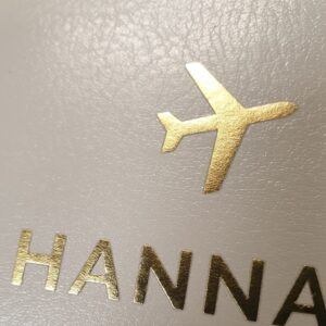 Personalised Gold Name Cream Passport Holder: 3 - Passport Holders By Gift Moments