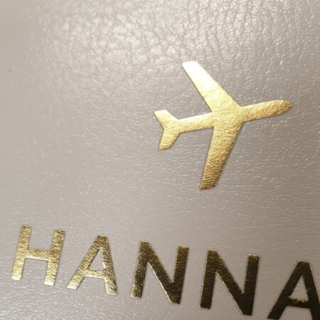 Personalised Gold Name Travel Document Holder: 3 - Travel Accessories By Gift Moments