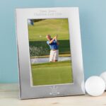Personalised Golf 6x4 Silver Photo Frame: 1 - Photo Frames By Gift Moments