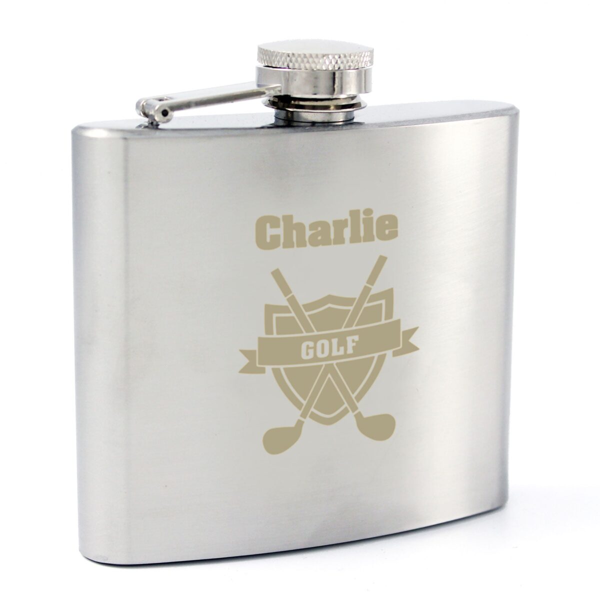Personalised Golf Hip Flask: 7 - Hip Flasks By Gift Moments