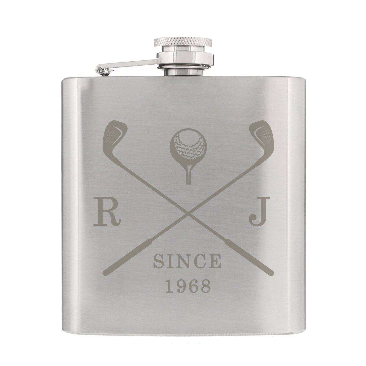 Personalised Golf Hip Flask: 5 - Hip Flasks By Gift Moments