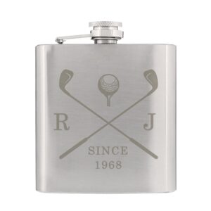Personalised Golf Hip Flask: 5 - Hip Flasks By Gift Moments