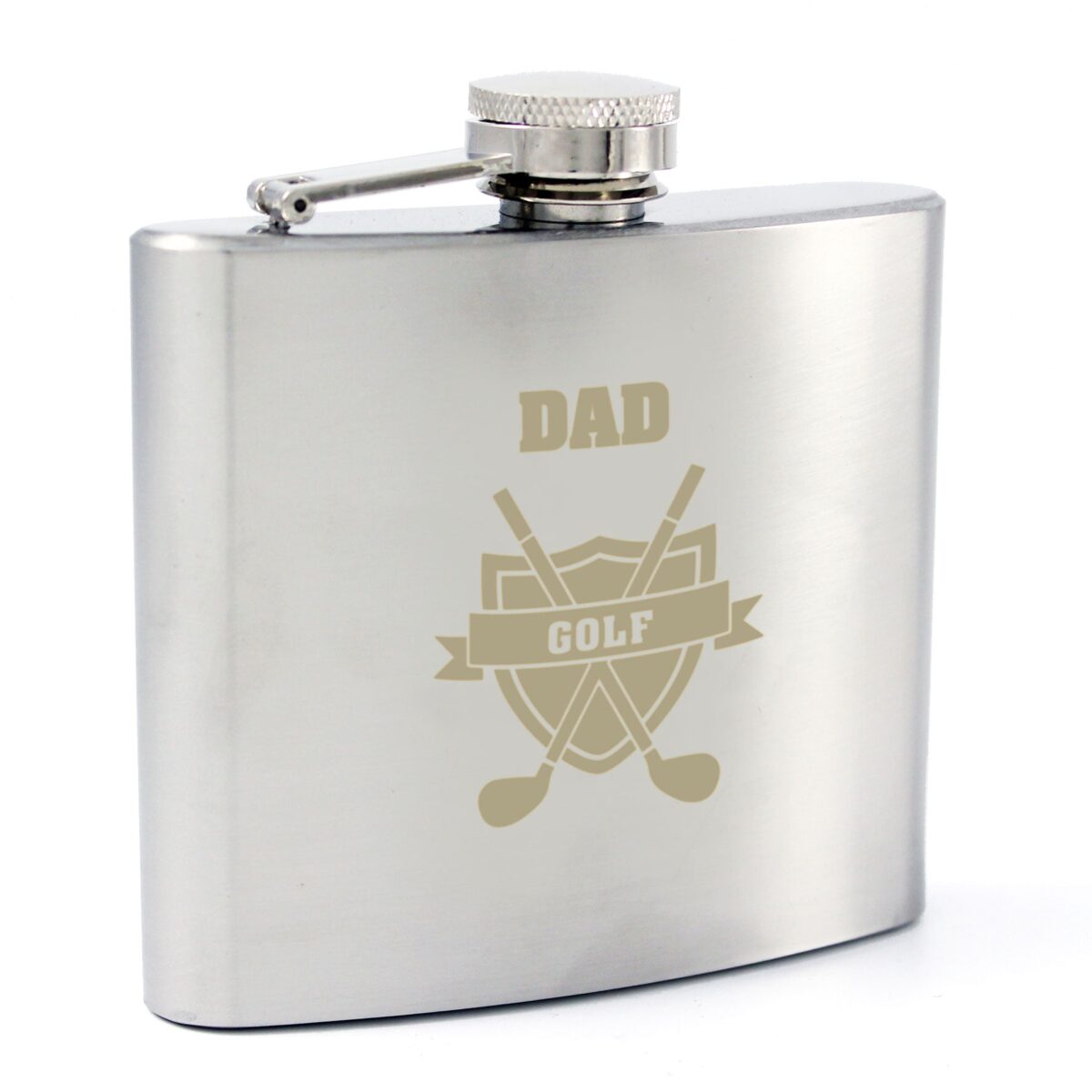 Personalised Golf Hip Flask: 5 - Hip Flasks By Gift Moments