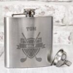 Personalised Golf Hip Flask: 1 - Hip Flasks By Gift Moments