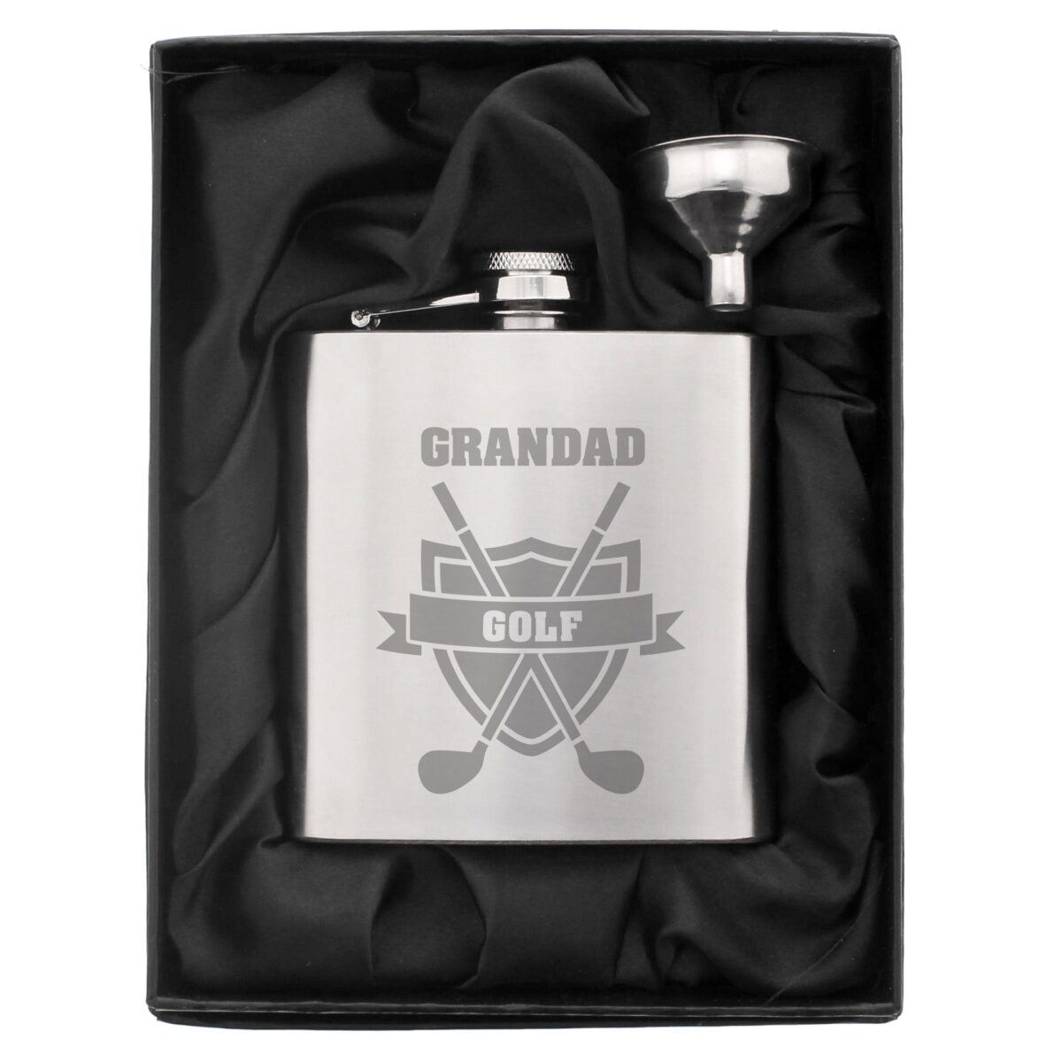 Personalised Golf Hip Flask: 2 - Hip Flasks By Gift Moments