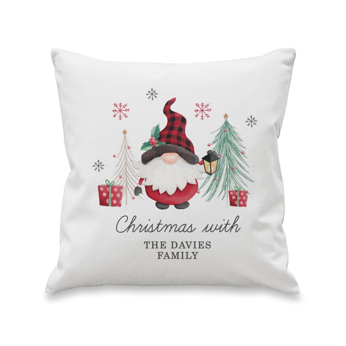 Personalised Gonk Christmas Cushion: 5 - Cushions By Gift Moments
