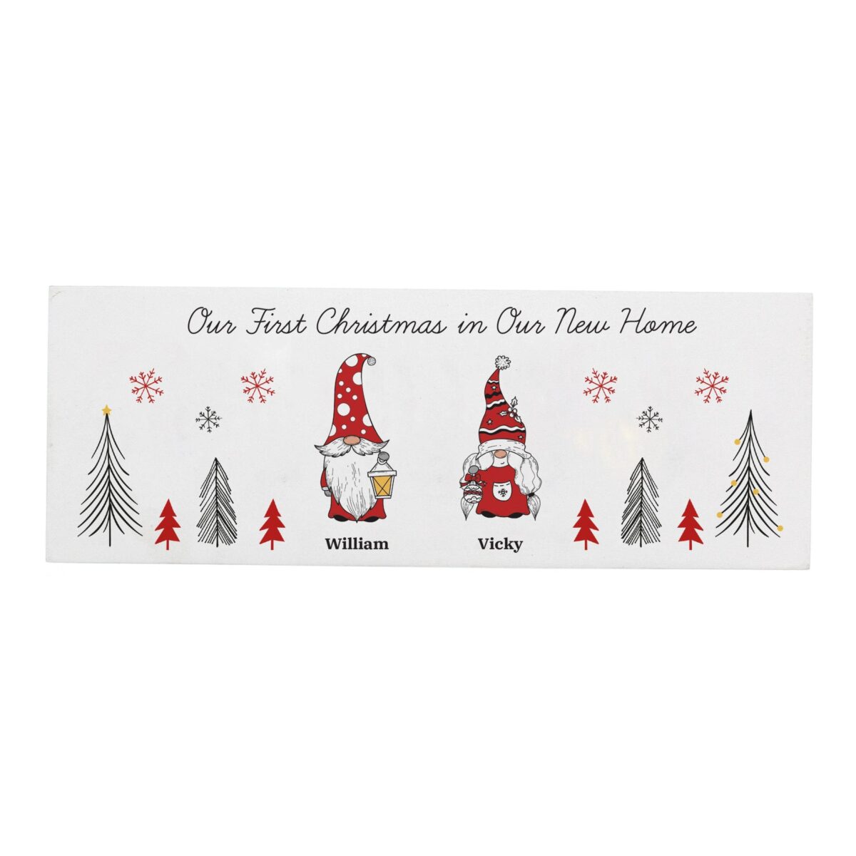 Personalised Gonk Family Mantle Christmas Decoration: 6 - Ornaments By Gift Moments