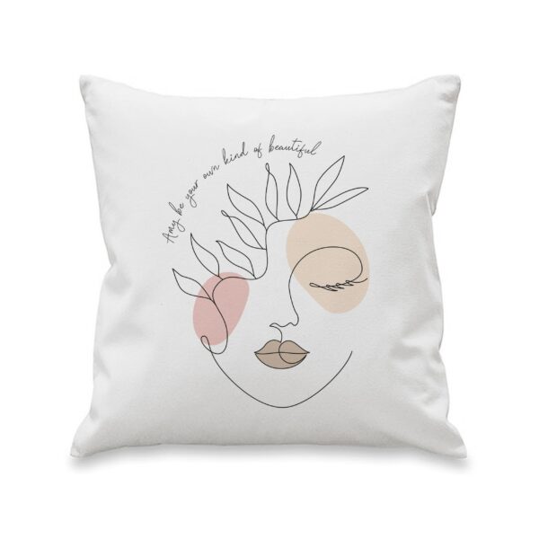 Personalised Grace Line Art Cushion: 2 - Cushions By Gift Moments