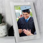 Personalised Graduation 5x7 Silver Photo Frame: 1 - Photo Frames By Gift Moments