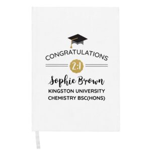 Personalised Graduation A5 Notebook: 7 - Notebooks By Gift Moments