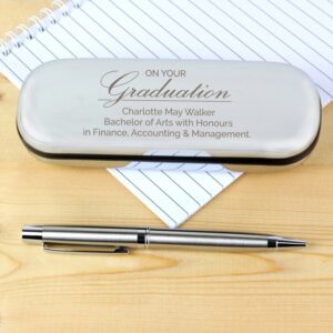 Personalised Graduation Pen and Box Set: 5 - Pens & Pencils By Gift Moments
