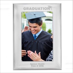 Personalised Graduation Silver 4x6 Photo Frame: 3 - Photo Frames By Gift Moments