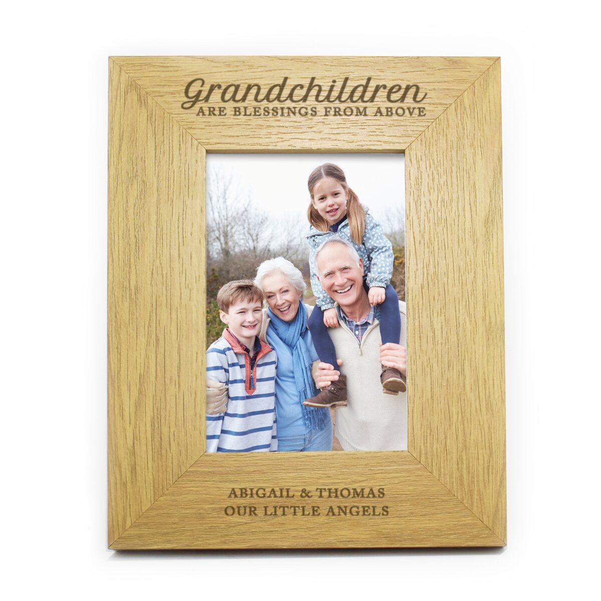 Personalised Grandchildren Are A Blessing 6x4 Photo Frame: 2 - Photo Frames By Gift Moments