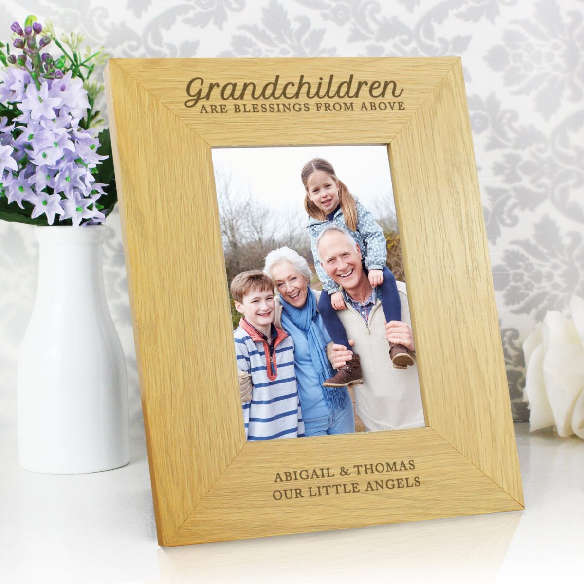 Personalised Grandchildren Are A Blessing 6x4 Photo Frame: 1 - Photo Frames By Gift Moments