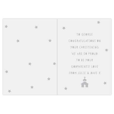 Personalised Grey Papercut Style Card: 4 - Greeting Cards By Gift Moments