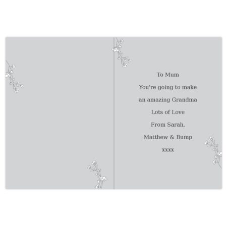 Personalised Grey Snapshot Photo Upload Greeting Card: 8 - Greeting Cards By Gift Moments