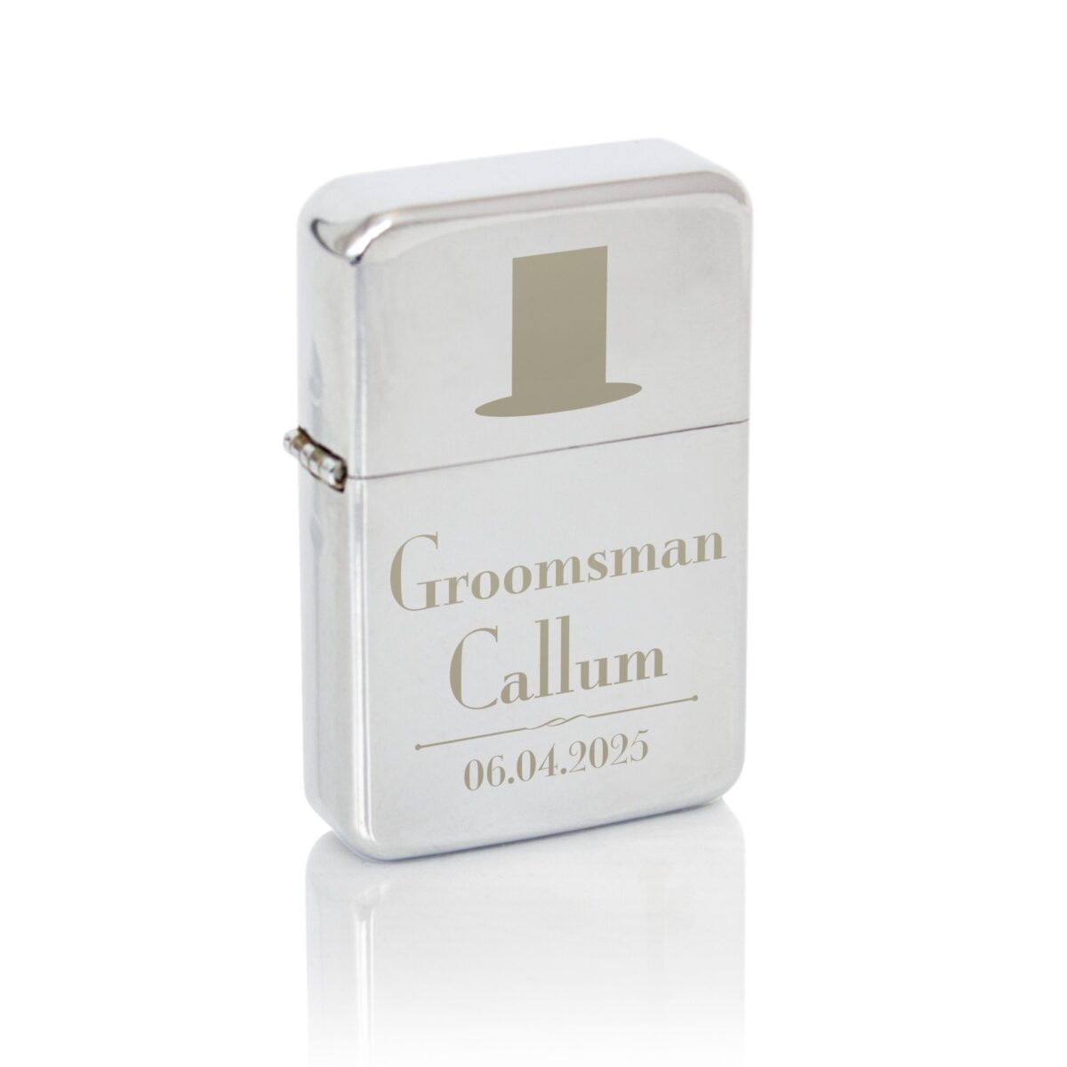 Personalised groomsman lighter