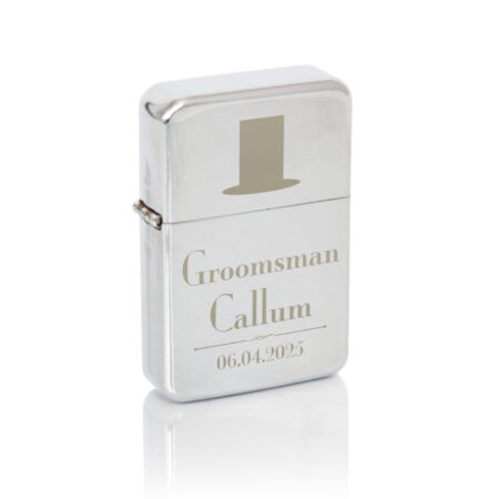 Personalised groomsman lighter