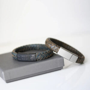 Personalised Handwriting Men’s Bracelet Iron: 5 - Bracelets By Gift Moments