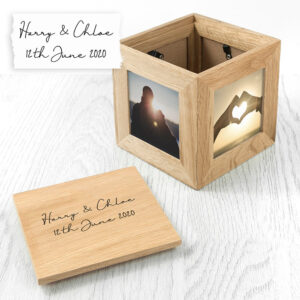Personalised Handwriting Photo Cube: 5 - Photo Cubes By Gift Moments