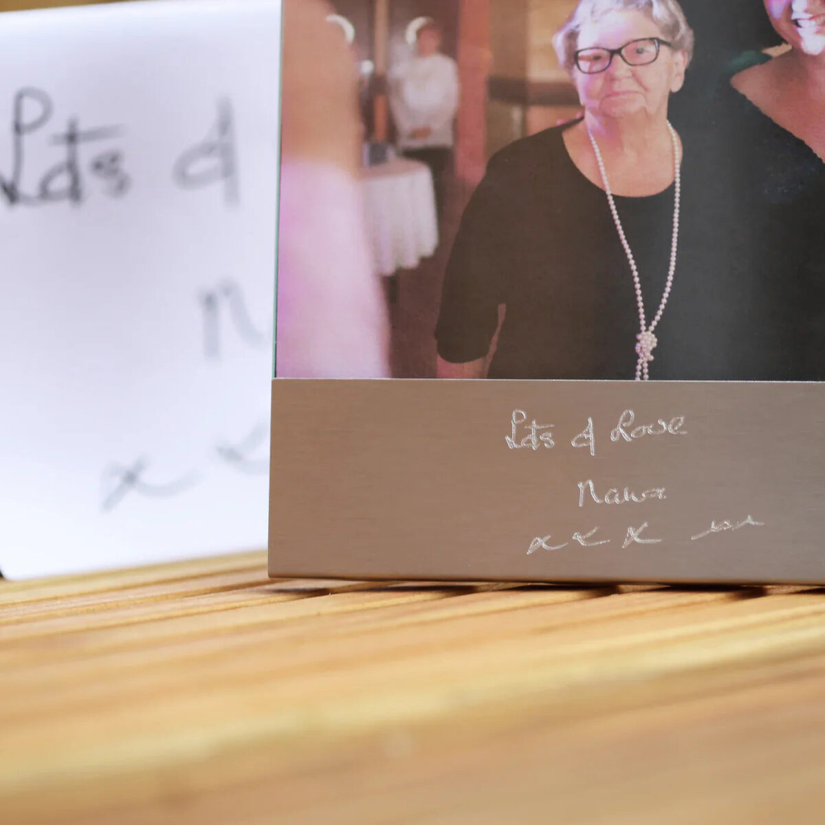 Personalised handwriting photo frame