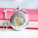 Personalised Handwriting Roman Skeleton Pocket Watch: 1 - Watches By Gift Moments