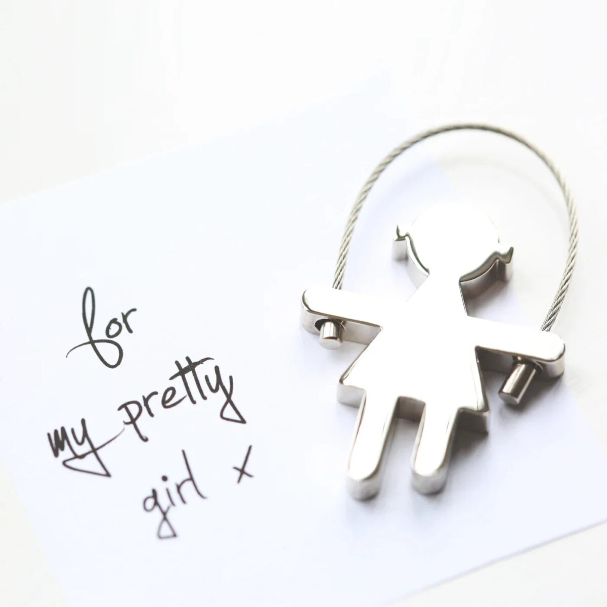 Personalised Handwriting Skipping Sally Keyring: 4 - Keyrings By Gift Moments