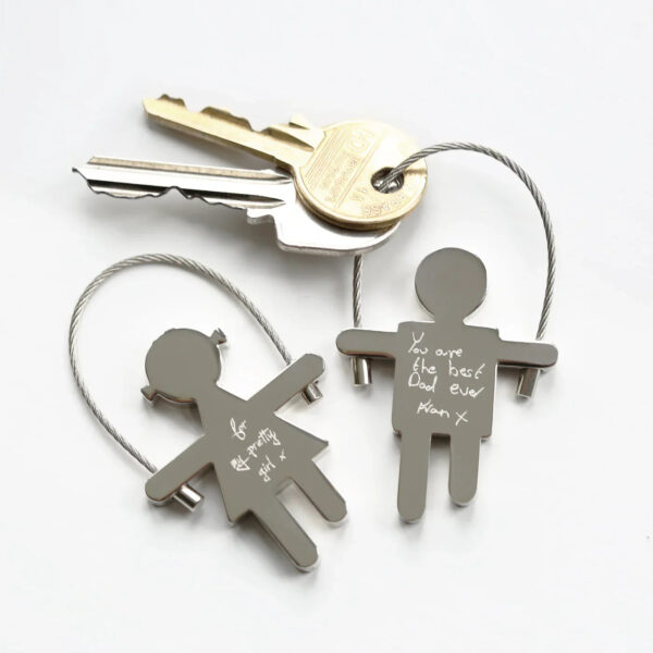 Personalised Handwriting Skipping Sally Keyring: 2 - Keyrings By Gift Moments