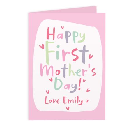 Personalised Happy First Mother’s Day Card: 2 - Greeting Cards By Gift Moments
