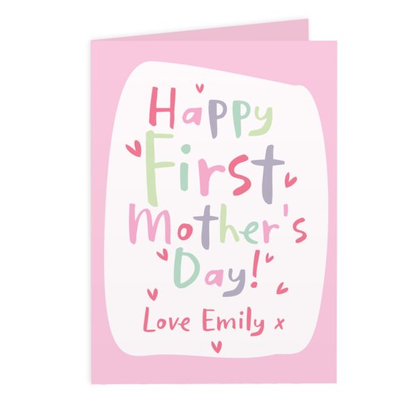 Personalised Happy First Mother’s Day Card: 2 - Greeting Cards By Gift Moments
