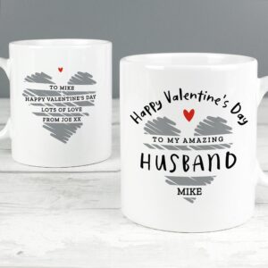 Personalised Happy Valentine’s Day Mug: 1 - Mugs By Gift Moments