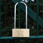 Personalised Heart Motif Any Message Padlock: 1 - Tools & Storage By Gift Moments