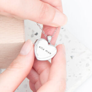 Personalised Heart Photo Locket Necklaces: 1 - Necklaces By Gift Moments