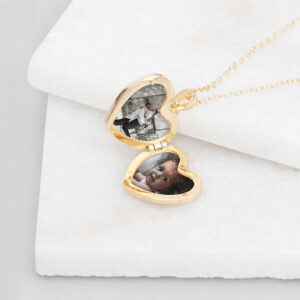 Personalised Heart Photo Locket Necklaces: 5 - Necklaces By Gift Moments