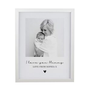 Personalised Heart Photo Upload Framed Prints: 10 - Framed Prints By Gift Moments