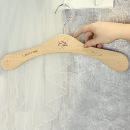 Personalised Heart Wooden Hanger: 3 - Keepsakes By Gift Moments