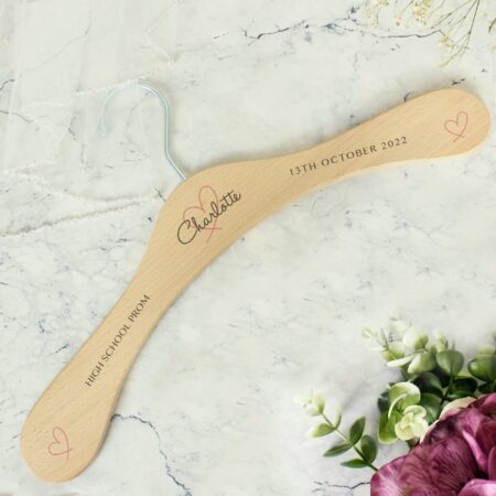 Personalised Heart Wooden Hanger: 1 - Keepsakes By Gift Moments