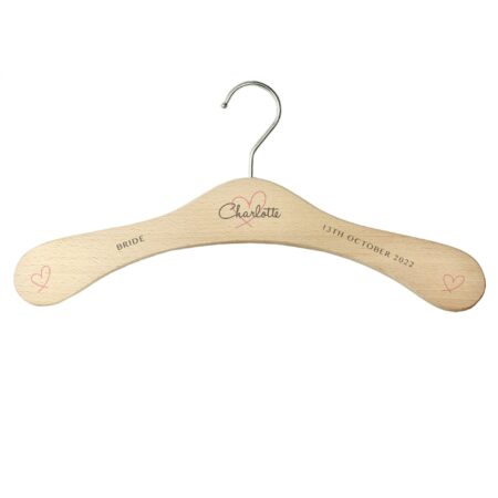 Personalised Heart Wooden Hanger: 5 - Keepsakes By Gift Moments