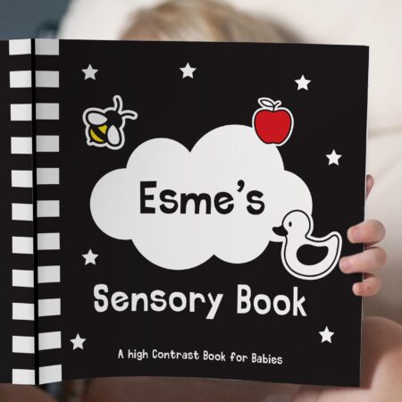 Personalised High Contrast Sensory Baby Book: 6 - Books By Gift Moments