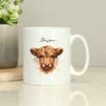 Personalised Highland Cow Mug - Boy: 1 - Mugs By Gift Moments