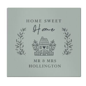 Personalised HOME Glass Chopping Board/Worktop Saver: 5 - Chopping Boards By Gift Moments