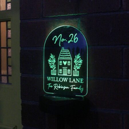 Personalised Home Outdoor Solar Light: 9 - Solar Lights By Gift Moments