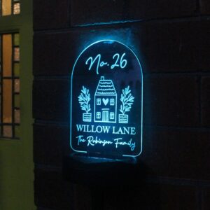 Personalised Home Outdoor Solar Light: 8 - Solar Lights By Gift Moments