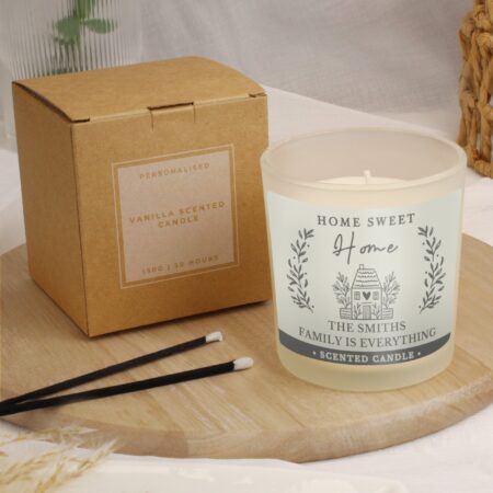 Personalised HOME Scented Jar Candle: 2 - Candles By Gift Moments