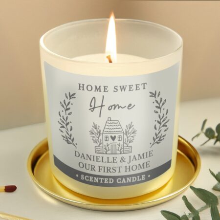 Personalised HOME Scented Jar Candle: 1 - Candles By Gift Moments