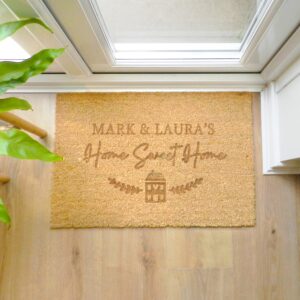 Personalised Home Sweet Home Rectangle Indoor Doormat: 6 - Doormats By Gift Moments