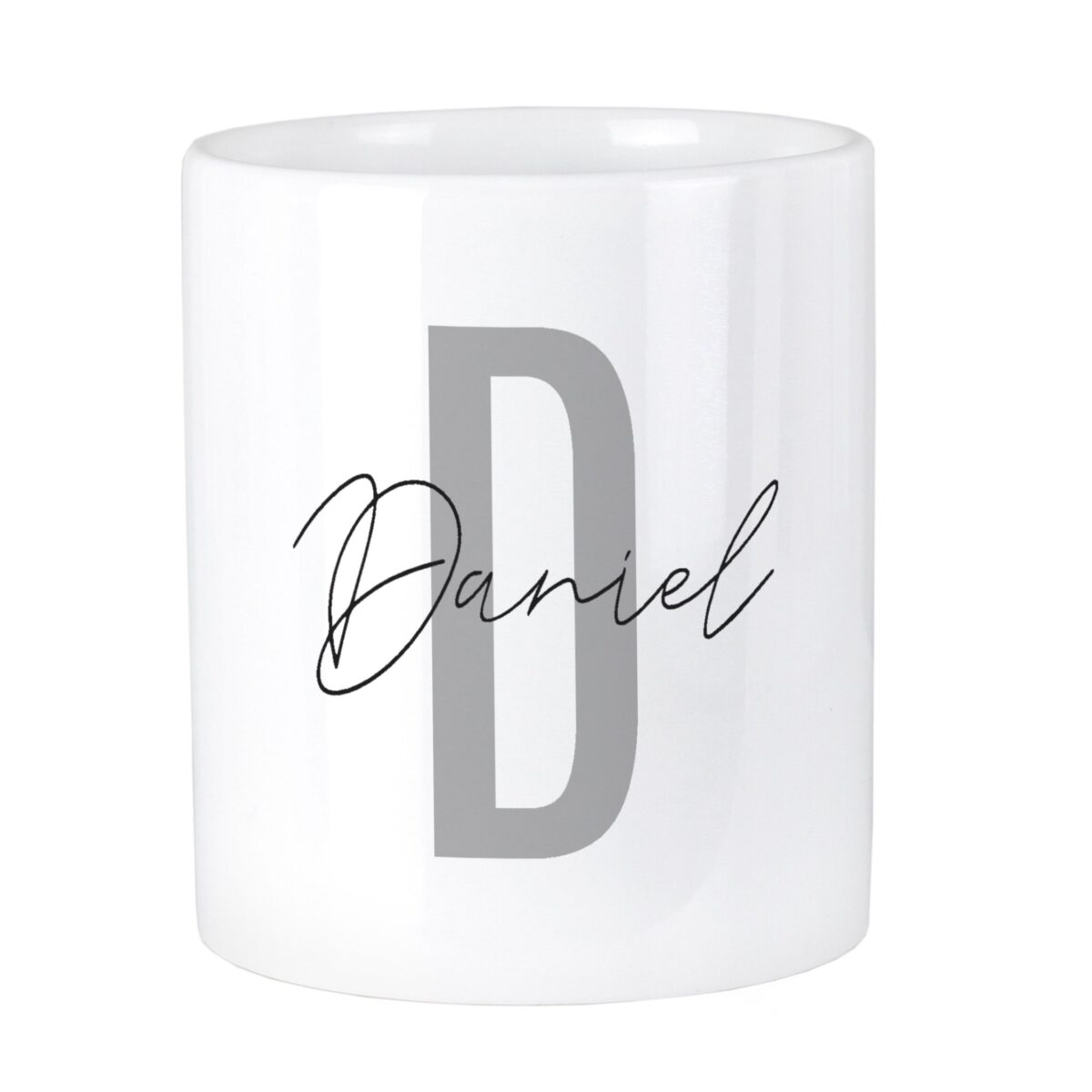 Personalised initial name ceramic storage pot