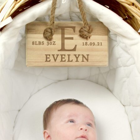 Personalised Initial Wooden Sign: 2 - Signs & Plaques By Gift Moments