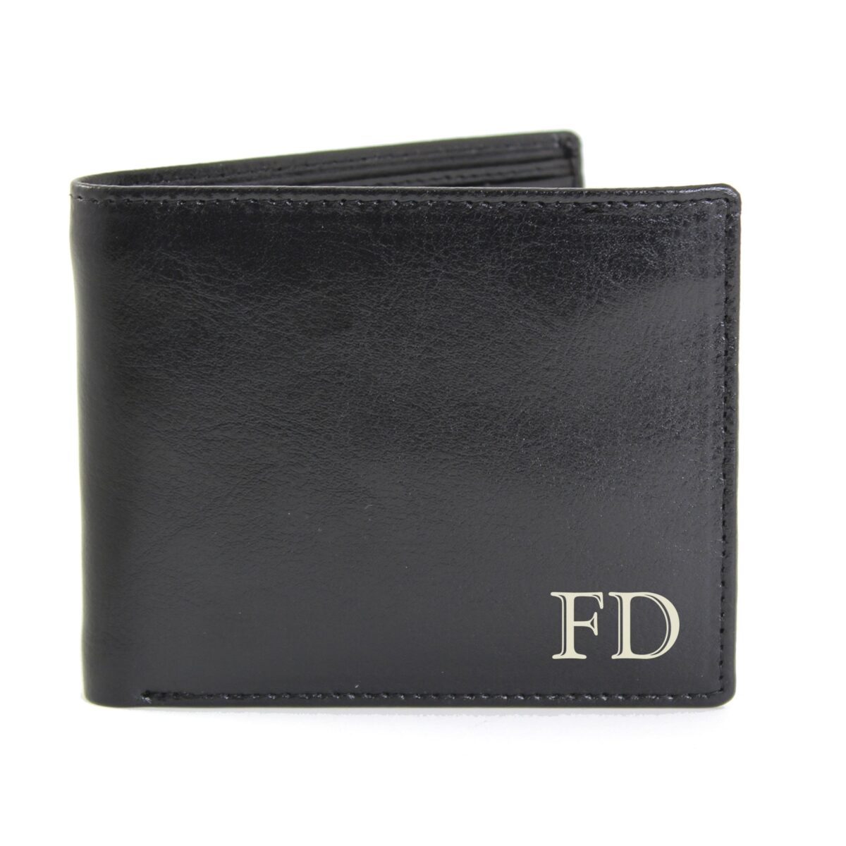 Personalised Initials Leather Wallet: 3 - Wallets & Money Clips By Gift Moments