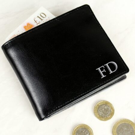 Personalised Initials Leather Wallet: 4 - Wallets & Money Clips By Gift Moments
